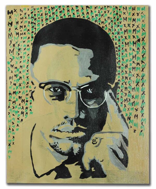 Pintura  Ecos da Liberdade - Malcon X - PS001