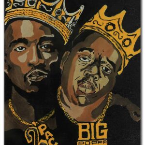 Pintura  Ecos da Liberdade - 2PAC e Notorius Big - PS007