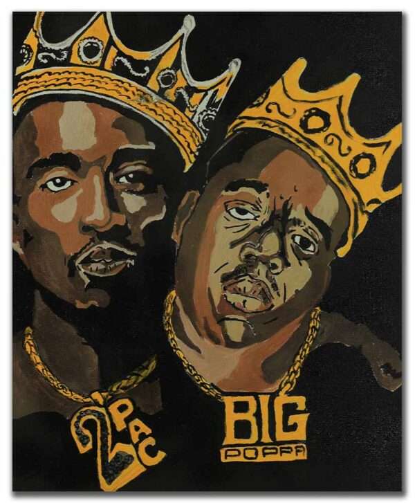Pintura  Ecos da Liberdade - 2PAC e Notorius Big - PS007